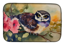 Load image into Gallery viewer, Spectacled Owl Dish Drying Mat