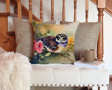 Load image into Gallery viewer, Spectacled Owl Throw Pillow - 14x14 Decorative Pillow – Art for Your Home &amp; Patio