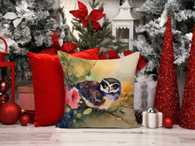 Load image into Gallery viewer, Spectacled Owl Throw Pillow - 14x14 Decorative Pillow – Art for Your Home &amp; Patio