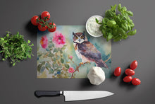 Load image into Gallery viewer, Spectacled Owl Glass Cutting Boards – Durable, Decorative Kitchen Art