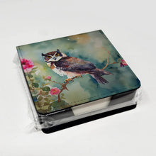 Load image into Gallery viewer, Spectacled Owl PU Leather Note Paper Holder