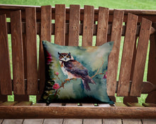 Load image into Gallery viewer, Spectacled Owl Throw Pillow - 14x14 Decorative Pillow – Art for Your Home &amp; Patio