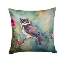 Load image into Gallery viewer, Spectacled Owl Throw Pillow - 14x14 Decorative Pillow – Art for Your Home &amp; Patio