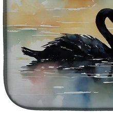 Load image into Gallery viewer, Black Swan Dish Drying Mat