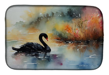 Load image into Gallery viewer, Black Swan Dish Drying Mat