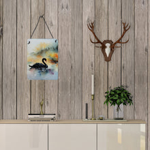 Load image into Gallery viewer, Black Swan Wall or Door Hanging Prints