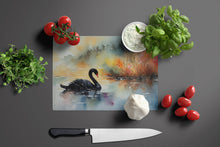 Load image into Gallery viewer, Black Swan Glass Cutting Boards – Durable, Decorative Kitchen Art