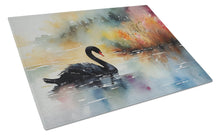 Load image into Gallery viewer, Black Swan Glass Cutting Boards – Durable, Decorative Kitchen Art