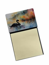 Load image into Gallery viewer, Black Swan Sticky Note Holder- Refiilable Desk Accessory Note Pad