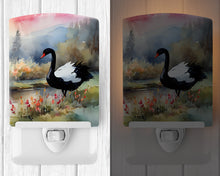 Load image into Gallery viewer, Black Swan Ceramic Night Light