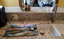 Load image into Gallery viewer, Black Swan Dish Drying Mat