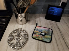 Load image into Gallery viewer, Black Swan Pot Holders - Set of 2 Decorative Kitchen Helpers | Made in the USA
