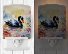 Load image into Gallery viewer, Black Swan Ceramic Night Light