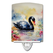 Load image into Gallery viewer, Black Swan Ceramic Night Light