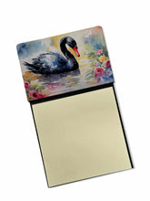 Load image into Gallery viewer, Black Swan Sticky Note Holder- Refiilable Desk Accessory Note Pad