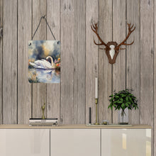 Load image into Gallery viewer, Swan Wall or Door Hanging Prints