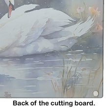Load image into Gallery viewer, Swan Glass Cutting Boards – Durable, Decorative Kitchen Art