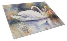 Load image into Gallery viewer, Swan Glass Cutting Boards – Durable, Decorative Kitchen Art