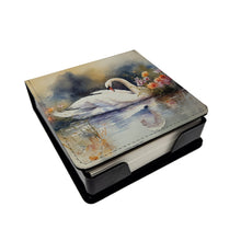 Load image into Gallery viewer, Swan PU Leather Note Paper Holder