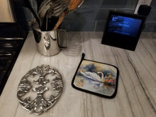 Load image into Gallery viewer, Swan Pot Holders - Set of 2 Decorative Kitchen Helpers | Made in the USA