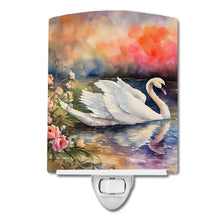 Load image into Gallery viewer, Swan Ceramic Night Light