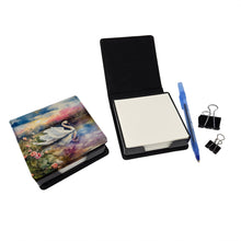 Load image into Gallery viewer, Swan PU Leather Note Paper Holder