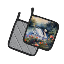 Load image into Gallery viewer, Swan Pot Holders - Set of 2 Decorative Kitchen Helpers | Made in the USA