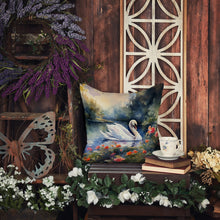 Load image into Gallery viewer, Swan Throw Pillow