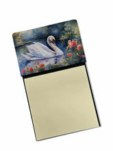 Load image into Gallery viewer, Swan Sticky Note Holder- Refiilable Desk Accessory Note Pad