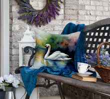 Load image into Gallery viewer, Swan Throw Pillow