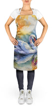 Load image into Gallery viewer, Swan Apron – Artist-Designed Kitchen, BBQ &amp; Craft Apron