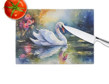 Load image into Gallery viewer, Swan Glass Cutting Boards – Durable, Decorative Kitchen Art