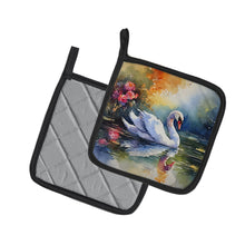 Load image into Gallery viewer, Swan Pot Holders - Set of 2 Decorative Kitchen Helpers | Made in the USA