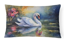 Load image into Gallery viewer, Swan Throw Pillow