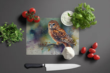 Load image into Gallery viewer, Tawny Owl Glass Cutting Boards – Durable, Decorative Kitchen Art