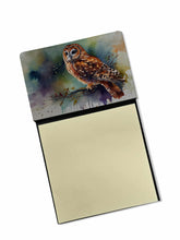 Load image into Gallery viewer, Tawny Owl Sticky Note Holder- Refiilable Desk Accessory Note Pad