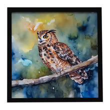Load image into Gallery viewer, Tawny Owl Framed Metal Print