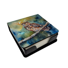 Load image into Gallery viewer, Tawny Owl PU Leather Note Paper Holder