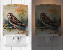 Load image into Gallery viewer, Tawny Owl Ceramic Night Light