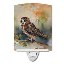 Load image into Gallery viewer, Tawny Owl Ceramic Night Light