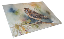 Load image into Gallery viewer, Tawny Owl Glass Cutting Boards – Durable, Decorative Kitchen Art
