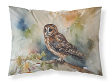 Load image into Gallery viewer, Tawny Owl Standard Pillowcase – Artistic Decorative Front, White Back