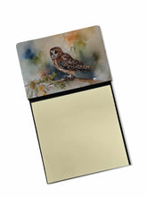 Load image into Gallery viewer, Tawny Owl Sticky Note Holder- Refiilable Desk Accessory Note Pad