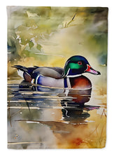 Load image into Gallery viewer, Wood Duck Garden Flag – Outdoor Decorative Yard Flag