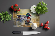Load image into Gallery viewer, Wood Duck Glass Cutting Boards – Durable, Decorative Kitchen Art