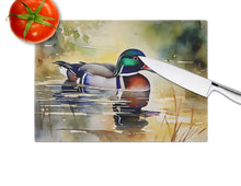 Load image into Gallery viewer, Wood Duck Glass Cutting Boards – Durable, Decorative Kitchen Art