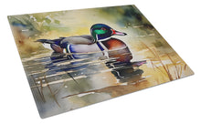 Load image into Gallery viewer, Wood Duck Glass Cutting Boards – Durable, Decorative Kitchen Art