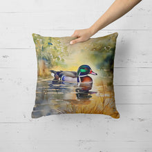Load image into Gallery viewer, Wood Duck Throw Pillow