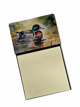 Load image into Gallery viewer, Wood Duck Sticky Note Holder- Refiilable Desk Accessory Note Pad