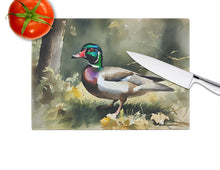 Load image into Gallery viewer, Wood Duck Glass Cutting Boards – Durable, Decorative Kitchen Art